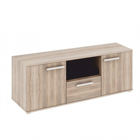 Living - Dulap, cu 2-uşi, cu 1 sertar, DTD laminat, stejar sonoma, DUNAJ TIPUL10