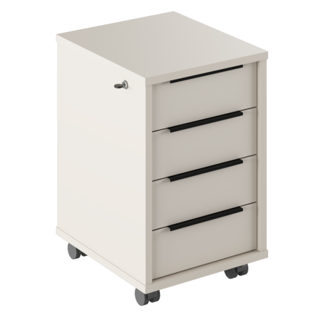 Mobilier Birou - Dulap cu încuietoare, caşmir, RIOMA NEW TYP 30