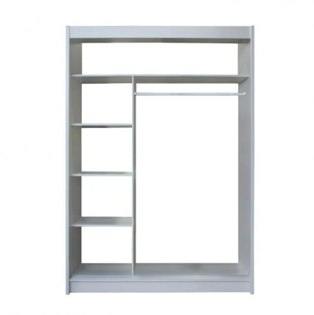 Dulap cu uşi glisante, stejar sonoma/gri, MERINA 150 [1]