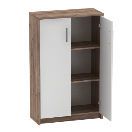 Dulap de birou, kraft dunkel/alb, JOHAN 2 NEW 13 [1]