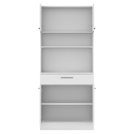 Dulap de bucătărie cu patru uşi, alb, DOMIS NEW [5]