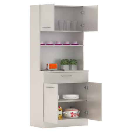 Dulap de bucătărie cu patru uşi, caşmir, DOMIS NEW [3]