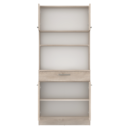 Dulap de bucătărie cu patru uşi, stejar sonoma, DOMIS NEW [4]