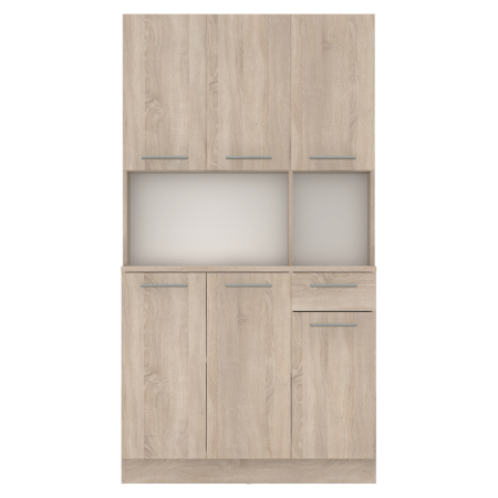 Dulap de bucătărie cu şase uşi, stejar sonoma, PELION NEW [1]