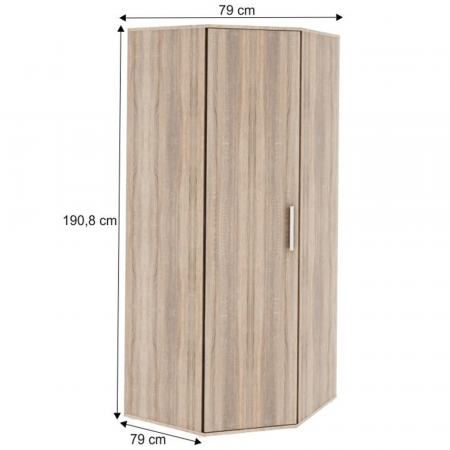 Dulap , DTD laminat, stejar sonoma, DUNAJ TIPUL15 [1]