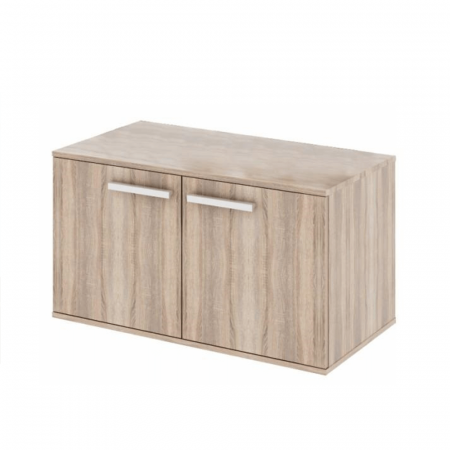 Living - Dulap mic cu 2-uşi, DTD laminat, stejar sonoma, DUNAJ TIPUL7