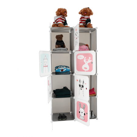 Dulap modular pentru copii,  gri / model pentru copii, ATREY [7]