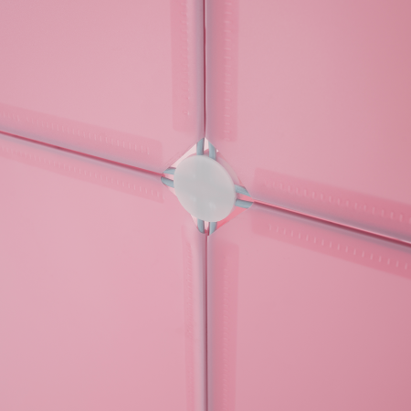 Dulap modular pentru copii, roz/ model copii, NURMI [7]