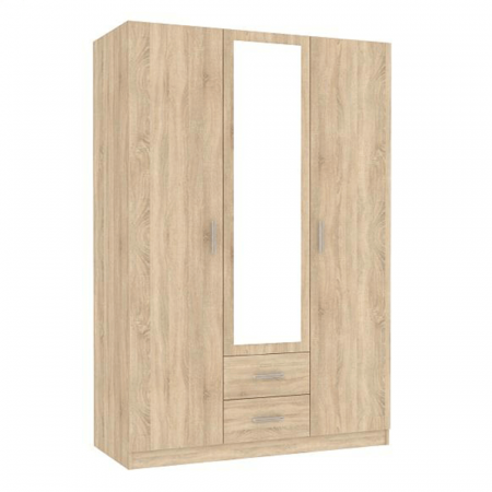 Dormitor - Dulap, pal melaminat, stejar sonoma, INVITA TIP 2