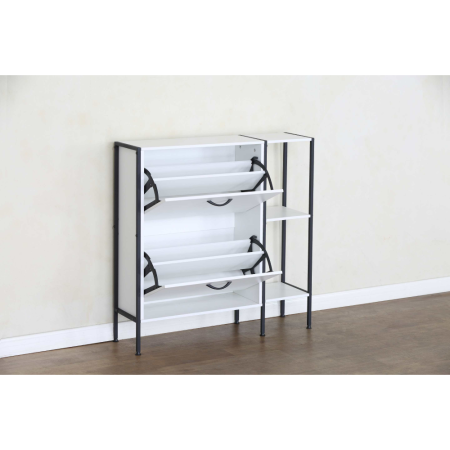 Dulap pantofi, alb, SOVIO [4]