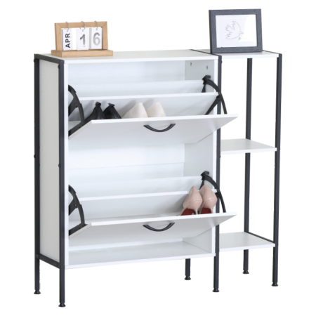Dulap pantofi, alb, SOVIO [2]