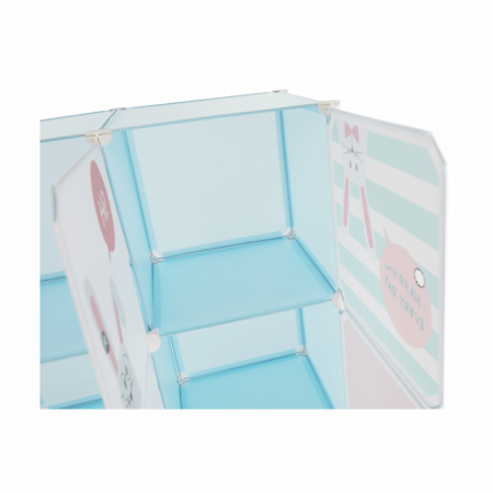 Dulap pentru copii, model albastru /model pentru copii, EDRIN [10]