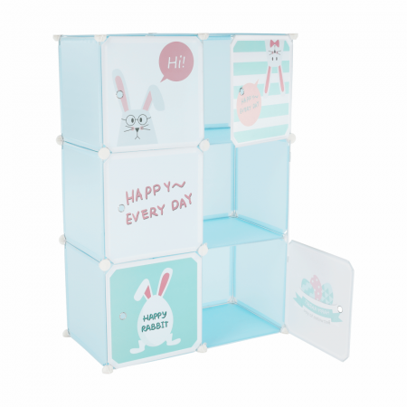 Dulap pentru copii, model albastru /model pentru copii, EDRIN [15]