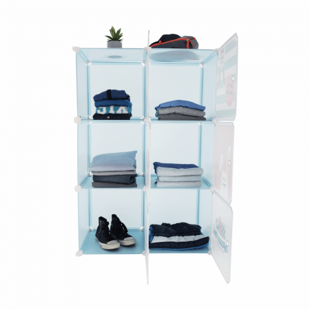 Dulap pentru copii, model albastru /model pentru copii, EDRIN [24]