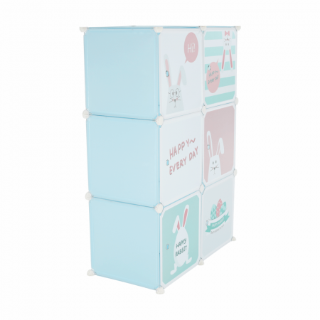 Dulap pentru copii, model albastru /model pentru copii, EDRIN [14]