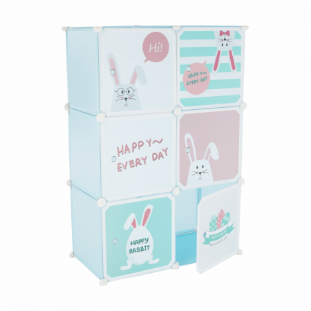 Dulap pentru copii, model albastru /model pentru copii, EDRIN [16]