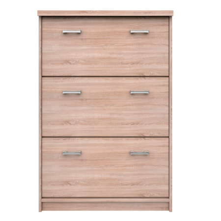 Pantofare Hol - Dulap pentru pantofi 3K, stejar Sonoma, TOPTY TIP 24