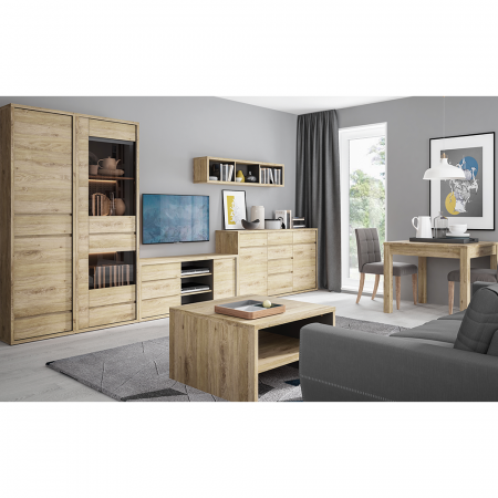 Dulap pentru raft, stejar shetland, SHELDON TIP 10 [3]