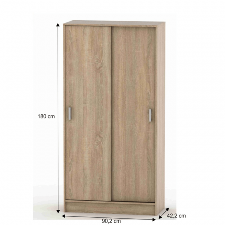 Dulap, stejar sonoma, BETTY 4  BE04-003-00 [1]