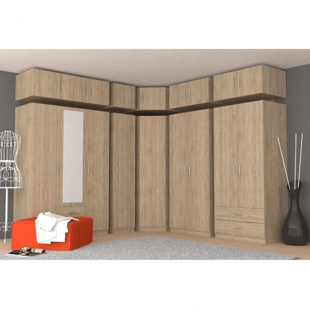 Dulap superior, stejar sonoma, INVITA Tip 9 [3]