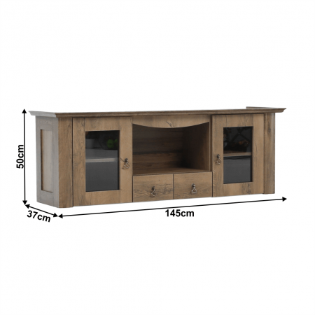 Dulap suspendabil DA16, stejar lefkas, VILAR [19]