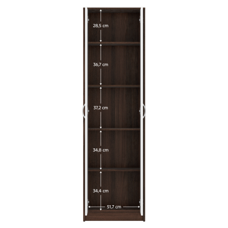 Dulap, wenge/alb, MECKI NEW [3]