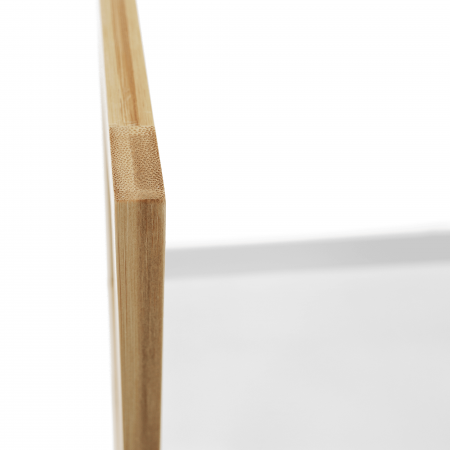 Etajeră cu 4 rafturi, alb/natural, KOEN TYP 2 [13]