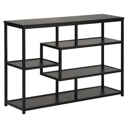 Living - Etajeră, neagră, BILOTE NEW TIP 2