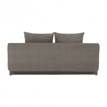 Canapea extensibila , cu lada depozitare , textil gri-maro , 195 cm [5]