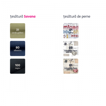 Fotoliu cu extindere, roz/gri deschis, KENY NEW [1]