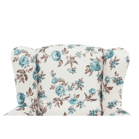 Fotoliu cu taburet, material textil rose 14, ASTRID [2]