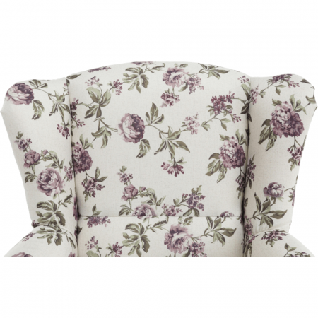 Fotolii balansoar/relaxante - Fotoliu cu taburet, material textil rose 18, ASTRID