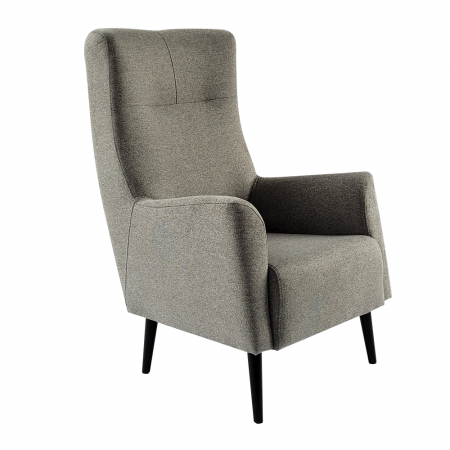 Fotoliu cu urechi, gri/ negru, SAMY [3]