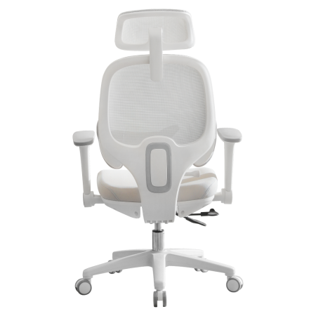 Fotoliu de birou, gri/alb, ABRAMO [7]