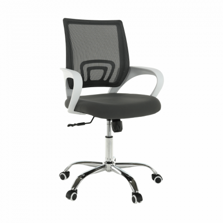 Fotoliu de birou, gri/alb, SANAZ TYP 2 [1]