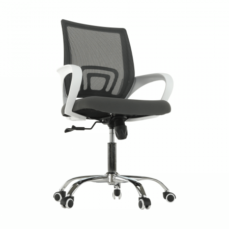 Fotoliu de birou, gri/alb, SANAZ TYP 2 [4]