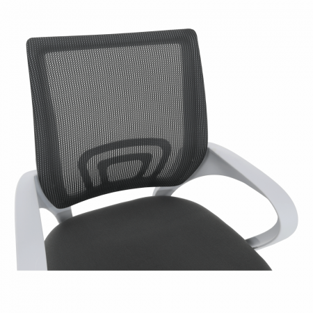 Fotoliu de birou, gri/alb, SANAZ TYP 2 [11]