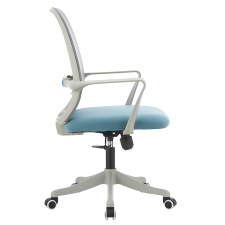 Fotoliu de birou, gri/albastru, DERVIN [4]