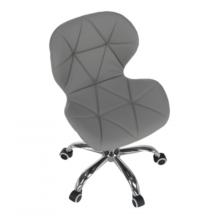 Fotoliu de birou, gri/crom, ARGUS NEW [6]