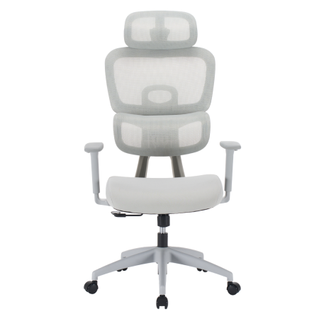 Fotoliu de birou, gri deschis/gri, ERMEN [12]