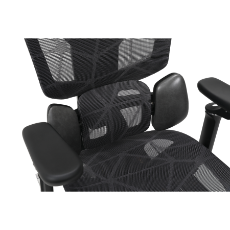 Fotoliu de birou, gri închis/negru, VILMER [4]