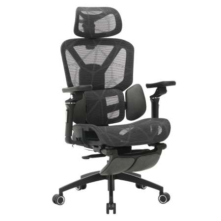 Mobilier Birou - Fotoliu de birou, gri închis/negru, VILMER