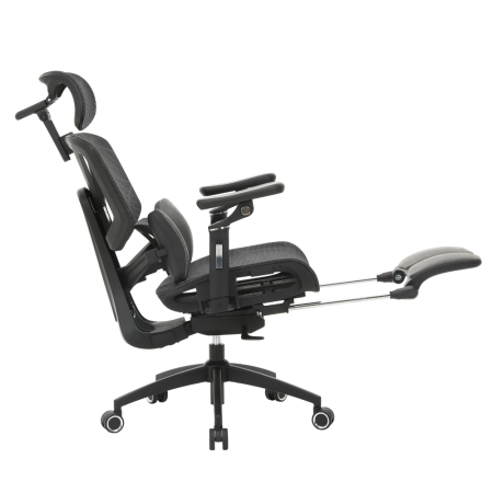 Fotoliu de birou, gri închis/negru, VILMER [16]