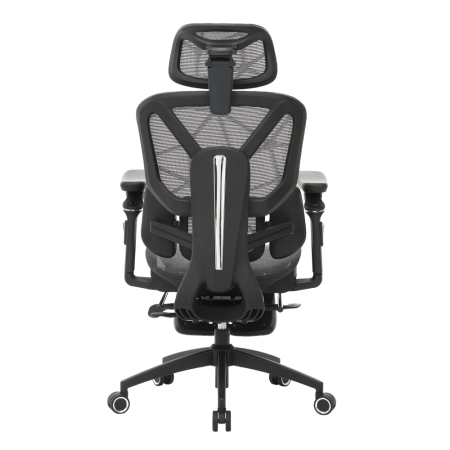 Fotoliu de birou, gri închis/negru, VILMER [19]