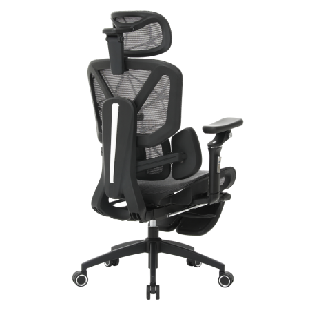 Fotoliu de birou, gri închis/negru, VILMER [18]