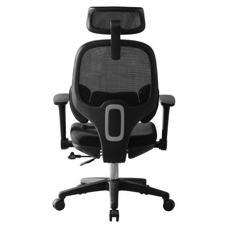 Fotoliu de birou, negru, ABRAMO [3]