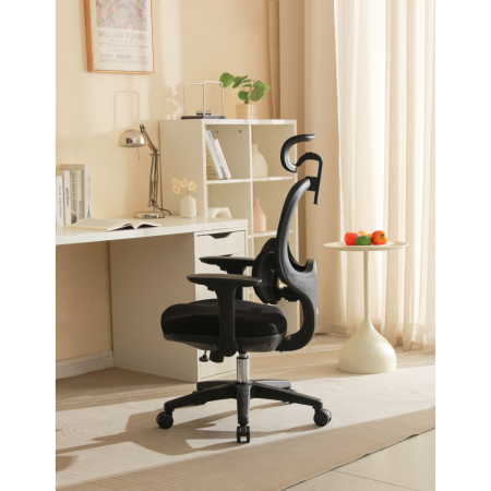 Fotoliu de birou, negru, ABRAMO [8]