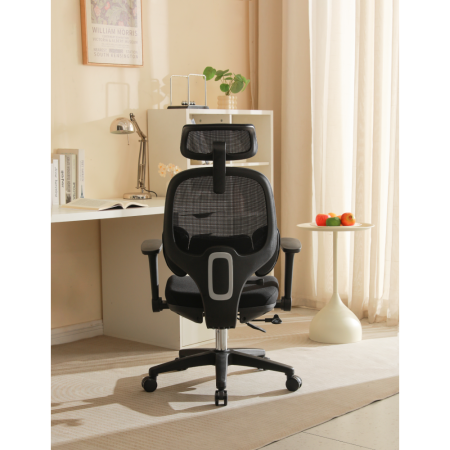 Fotoliu de birou, negru, ABRAMO [7]