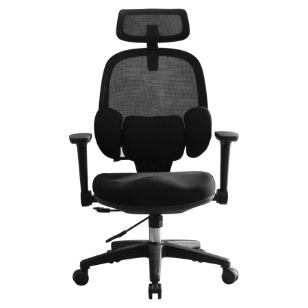 Fotoliu de birou, negru, ABRAMO [2]