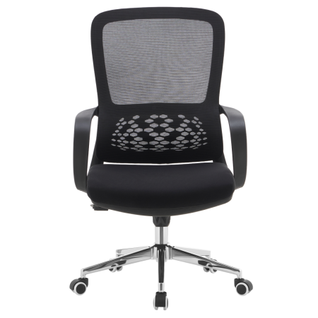 Fotoliu de birou, negru, FOSTER TYP 2 [1]